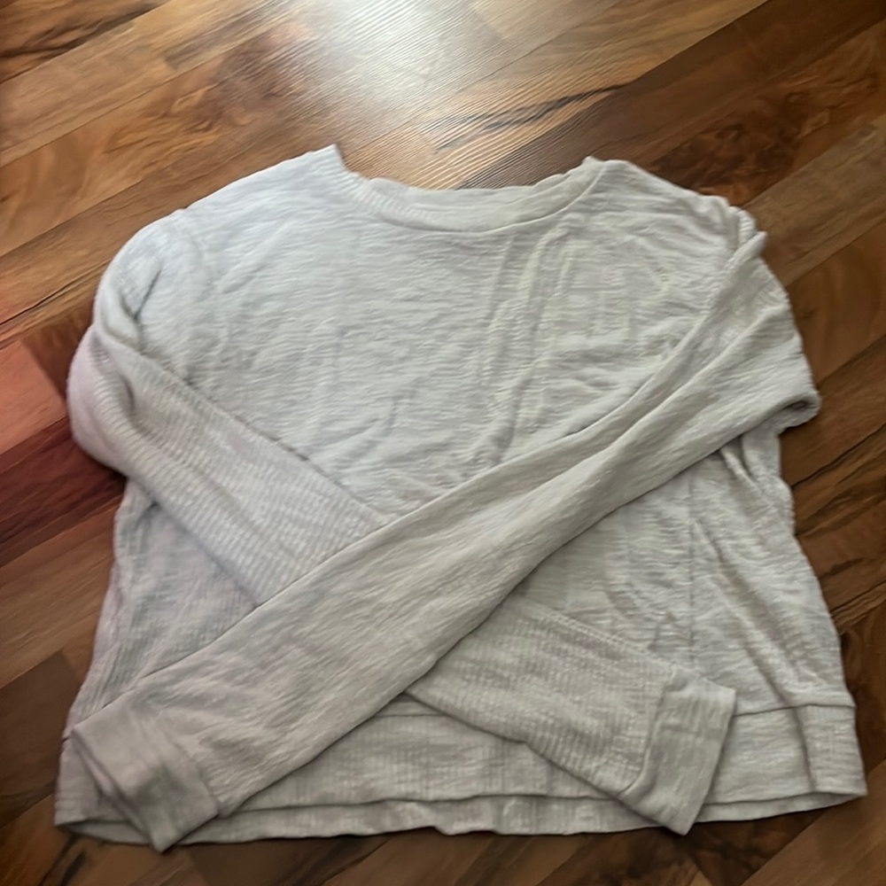 whiteish cream colored longsleeve